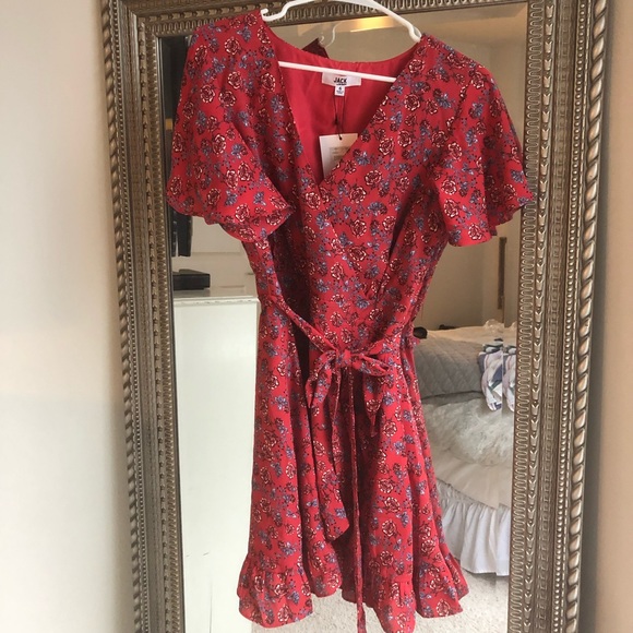 NWT Jack by BB DAKOTA wrap dress - Picture 1 of 3